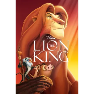 The Lion King / Digital HD / Movies Anywhere / Fandango