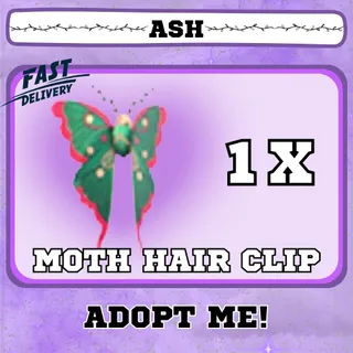 MOTH HAIR CLIP 