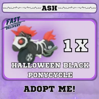 HALLOWEEN BLACK PONYCYCLE