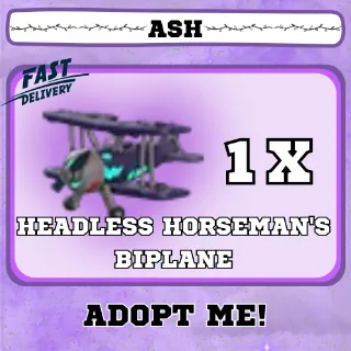 HEADLESS HORSEMAN'S BIPLANE 