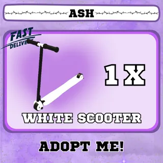 WHITE SCOOTER 
