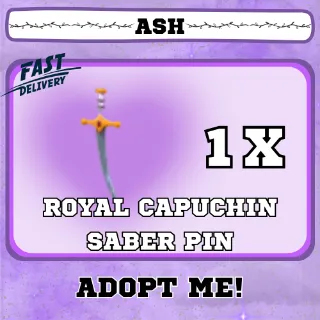 ROYAL CAPUCHIN SABER PIN