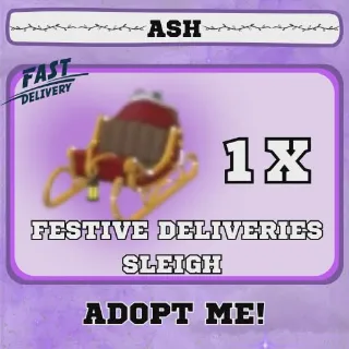 FESTIVE DELIVERIES SLEIGH