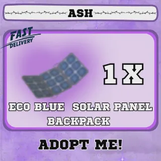 ECO BLUE SOLAR PANEL BACKPACK