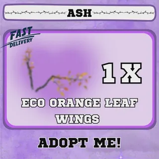 ECO ORANGE LEAF WINGS