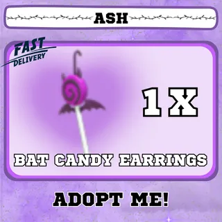 BAT CANDY EARRINGS 