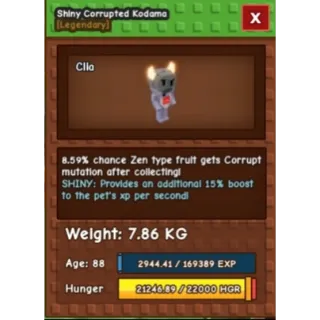 CORRUPTED KODAMA AGE: 88