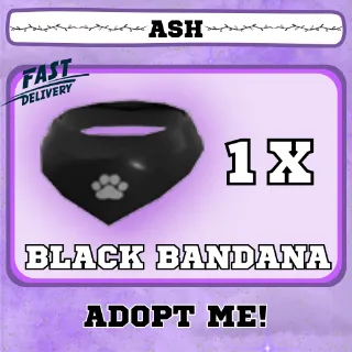 BLACK BANDANA 
