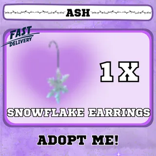 SNOWFLAKE EARRINGS 