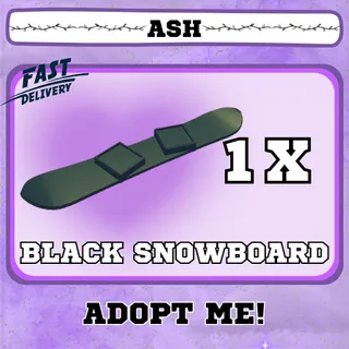 BLACK SNOWBOARD 