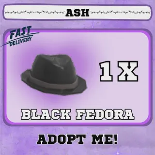 BLACK FEDORA