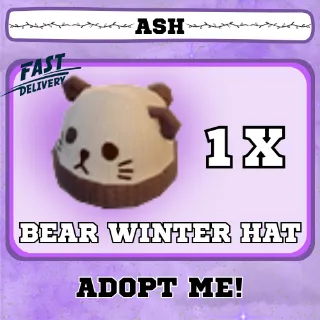 BEAR WINTER HAT