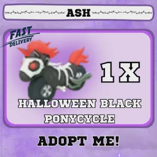 HALLOWEEN BLACK PONYCYCLE