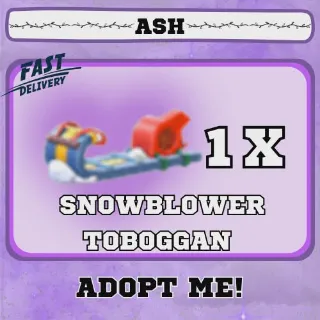 SNOWBLOWER TOBOGGAN