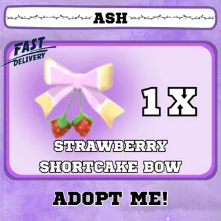 STRAWBERRY SHORTCAKE BOW 