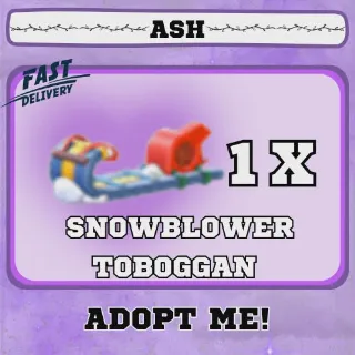 SNOWBLOWER TOBOGGAN