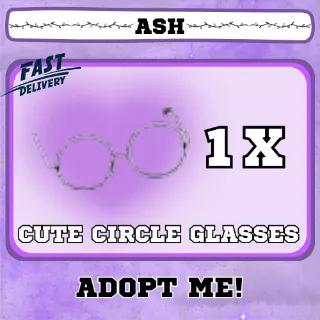CUTE CIRCLE GLASSES 