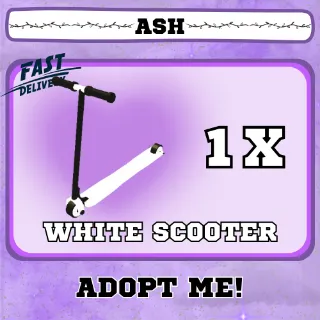 WHITE SCOOTER 