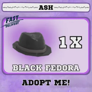 BLACK FEDORA