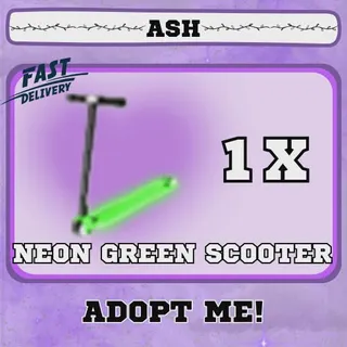 NEON GREEN SCOOTER