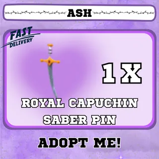 ROYAL CAPUCHIN SABER PIN