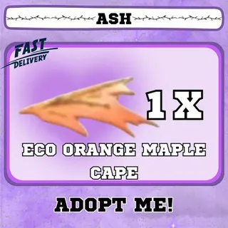 ECO ORANGE MAPLE CAPE