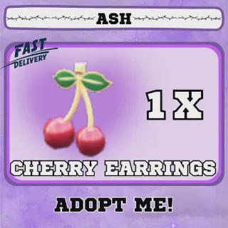 CHERRY EARRINGS