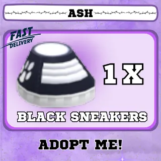 BLACK SNEAKERS 