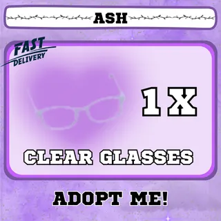 CLEAR GLASSES 