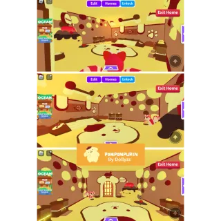 💠 CHEAP Adopt Me PomPomPurin Themed Tiny Home❗