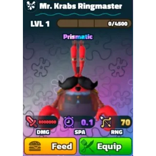 Mr krabs ringmaster