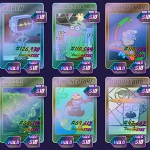 SBTD BUNDLE HOLO CARDS