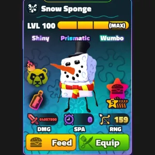 SHINY WUMBO SNOW SPONGE