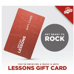 Music & Arts Lessons Gift Card $300