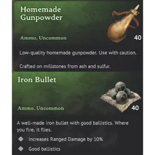 Windrose - 1K Iron Bullets + 1K GP