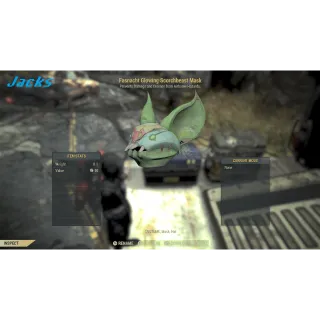 Glowing Scorchbeast Mask