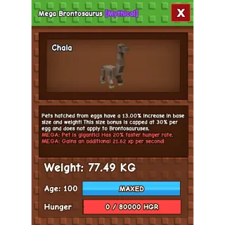 Mega Brontosaurus