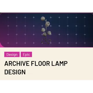 Archive Floor Lamp Design - Arc Raiders / Fast & Secure