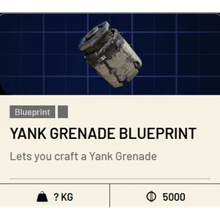 Yank Grenade Blueprint - Arc Raiders / Fast & Secure