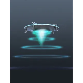 🛸 Key🔑  Hovering UFO 🛸