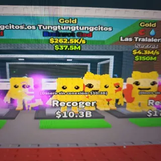 Gold Los Tungtungtungcitos