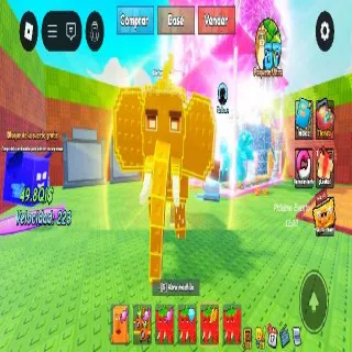 BE A LUCKY BLOCK GOLD STRAWBERRY ELEPHANT