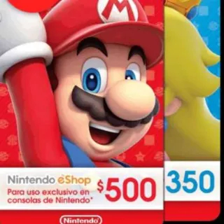 $850.00 Nintendo eShop (MEXICO) Automatic Delivery