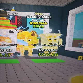 Gold Cookie And Milky