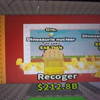 Gold Nuclearo Dinosaurio