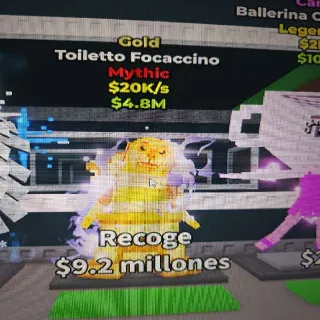 Gold Toiletto Focaccino