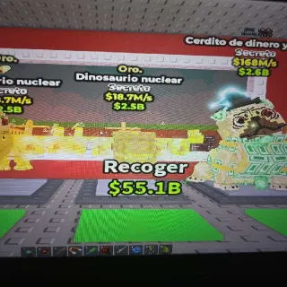 Gold Nuclearo Dinosaurio