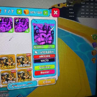 X1 Rainbow Void Storm Terror With Gold Hunter