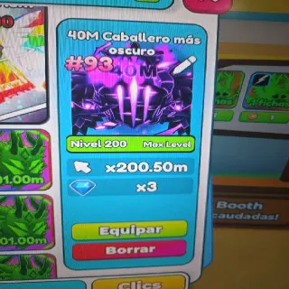 40M DARKEST NIGHT MAX LEVEL