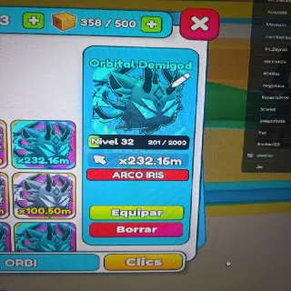 X100 RAINBOW ORBITAL DEMIGOD